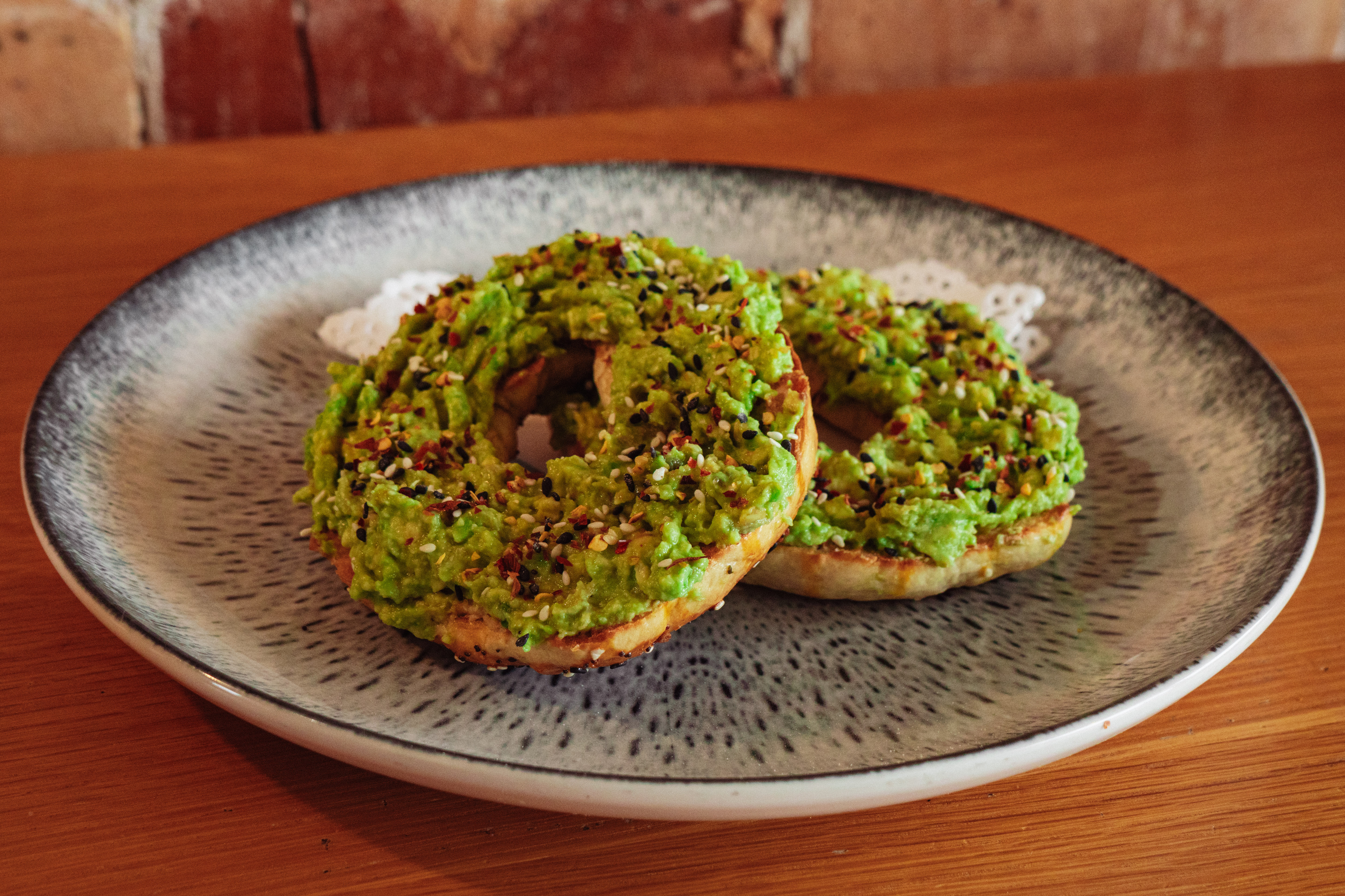 Avocado Bagel at Ragtime Café