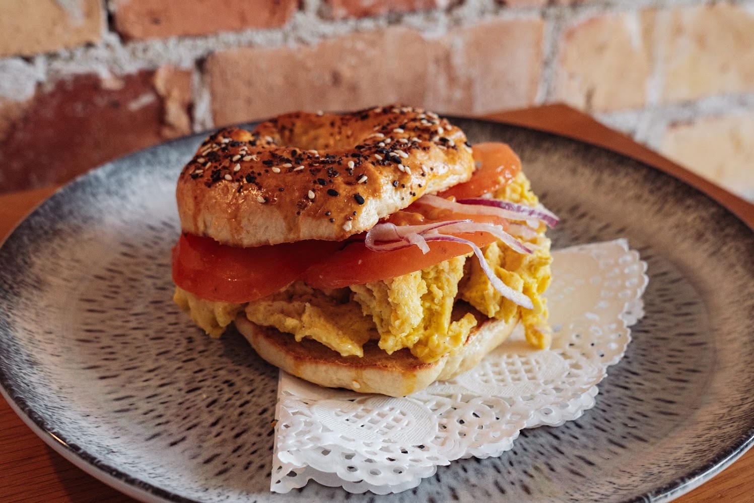 Breakfast Bagel at Ragtime Café
