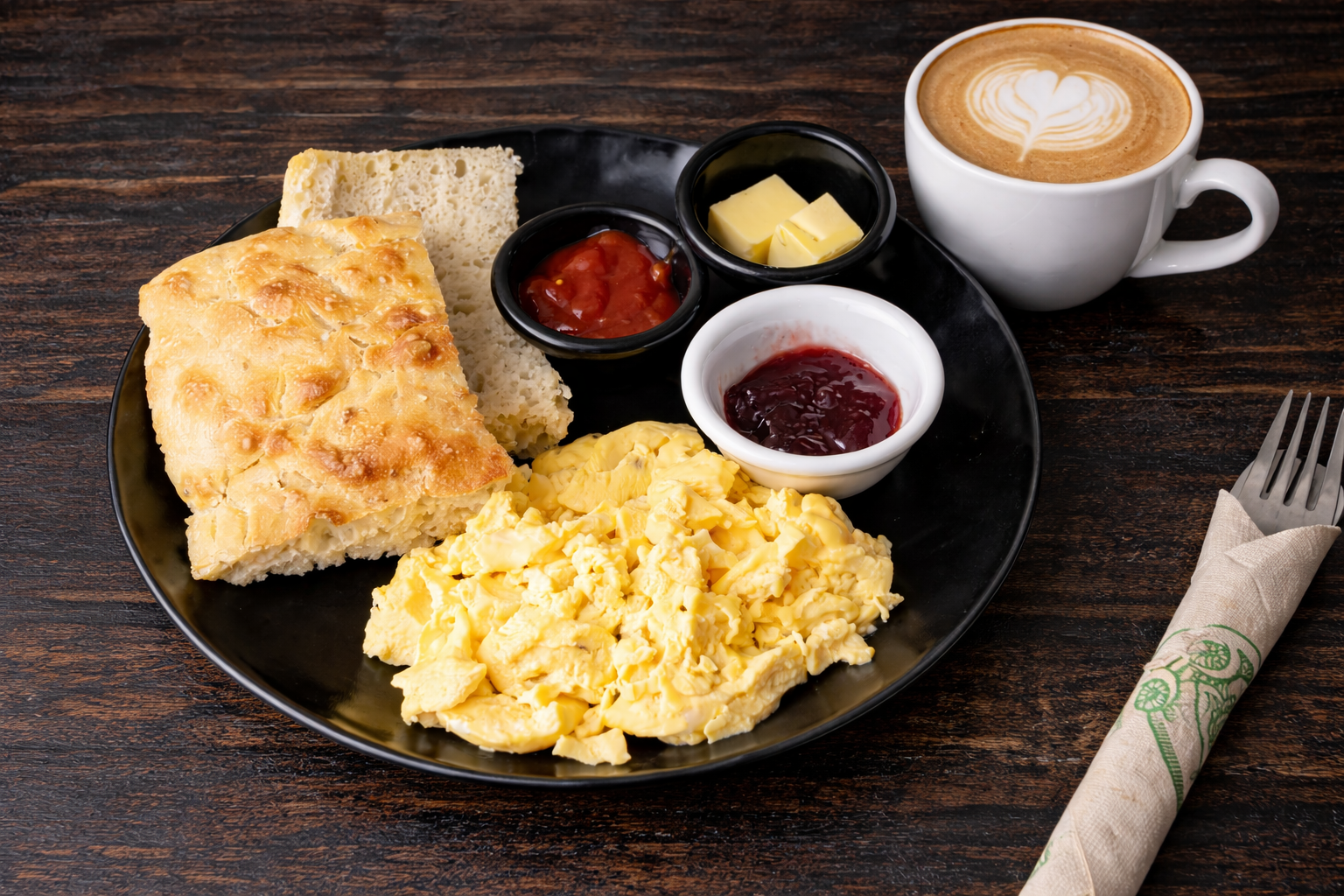 Eggs and Toast at Ragtime Café